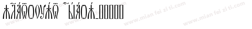 Zlatoust Chaos字体转换